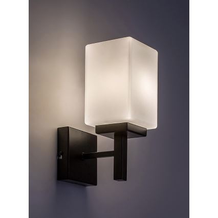 Rabalux - Badezimmer-Wandleuchte 1xE14/10W/230V IP44 schwarz