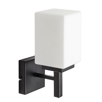 Rabalux - Badezimmer-Wandleuchte 1xE14/10W/230V IP44 schwarz