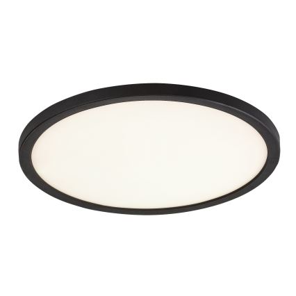 Rabalux - LED Deckenleuchte LED/24W/230V 3000/4000/6000K Ø 29 cm Schwarz