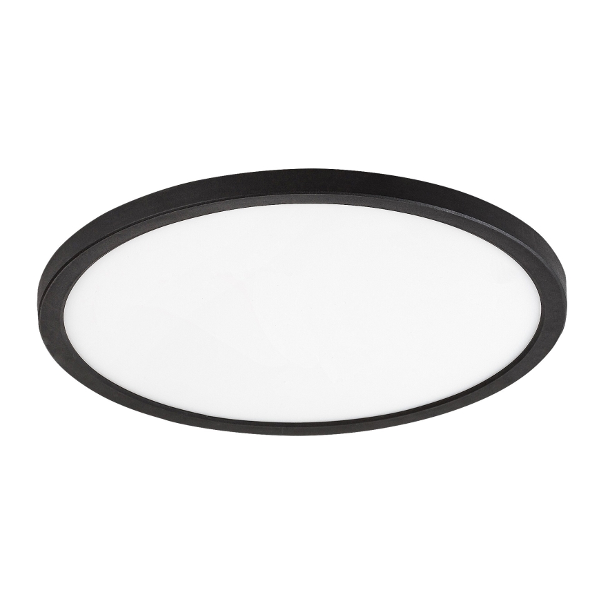 Rabalux - LED Deckenleuchte LED/24W/230V 3000/4000/6000K Ø 29 cm Schwarz