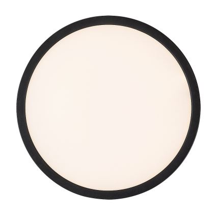 Rabalux - LED Deckenleuchte LED/24W/230V 3000/4000/6000K Ø 29 cm Schwarz