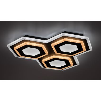 Rabalux - LED dimmbares Deckenleuchte LED/72W/230V 3000/6000K 41,5x41,5 cm mit Fernbedienung