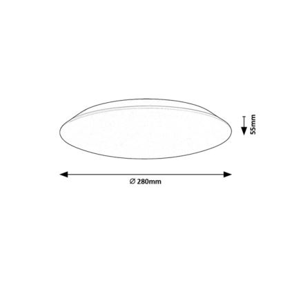 Rabalux - LED-Deckenleuchte LED/18W/230V 4000K 28 cm