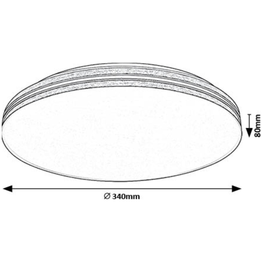 Rabalux - LED-Deckenleuchte LED/18W/230V 4000K d 34 cm