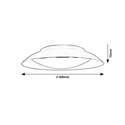 Rabalux - LED-Deckenleuchte LED/24W/230V 3000K d 40 cm