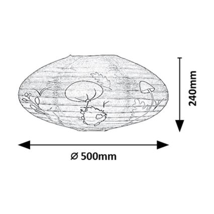 Rabalux - Kinderlampenschirm für Hängeleuchte max. 40W d 50 cm