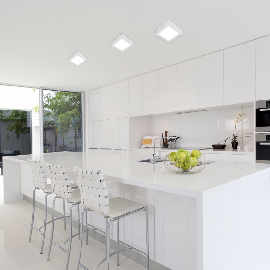Rabalux - LED-Deckenleuchte LED/24W/230V 4000K 22x22 cm weiß