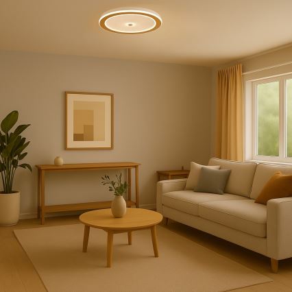 Rabalux - LED-dimmbare Deckenleuchte LED/34W/230V 3000-6500K Ø 51 cm + Fernbedienung