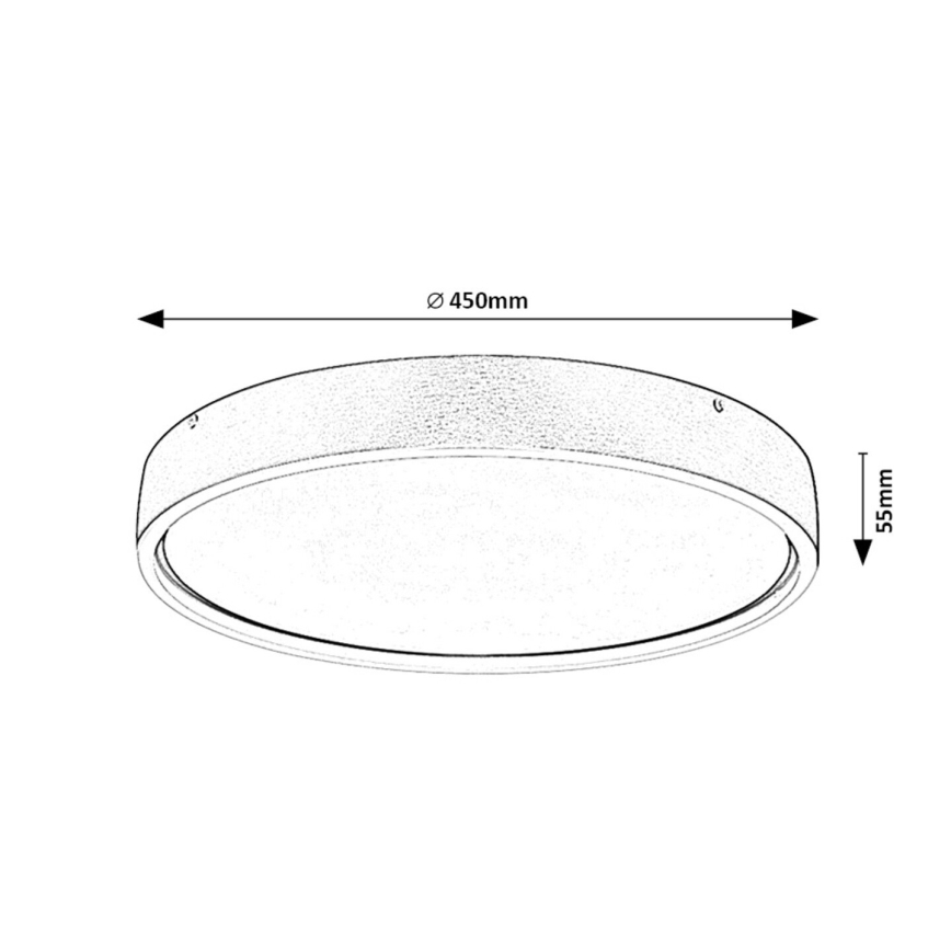Rabalux - LED-Deckenleuchte LED/37W/230V