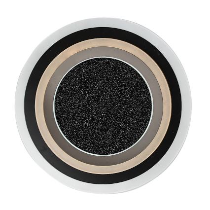 Rabalux - dimmbare LED-Deckenleuchte LED/56W/230V 3000/4000/6000K schwarz + Fernbedienung Ø 45 cm