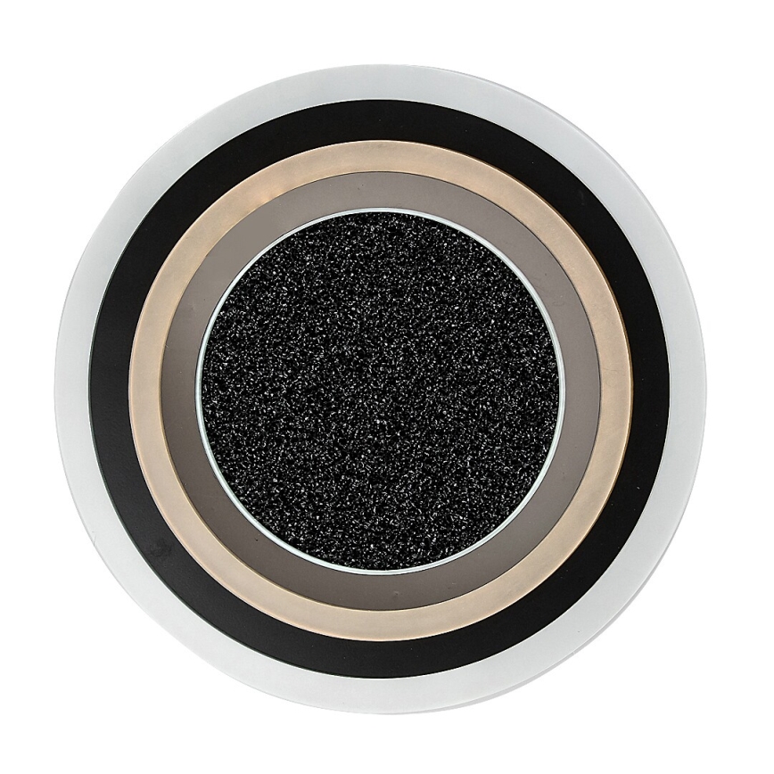 Rabalux - dimmbare LED-Deckenleuchte LED/56W/230V 3000/4000/6000K schwarz + Fernbedienung Ø 45 cm