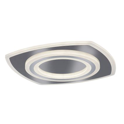 Rabalux - Dimmbare LED-Deckenleuchte LED/60W/230V 3000/4000/6000K mattchrom + Fernbedienung 48x48 cm