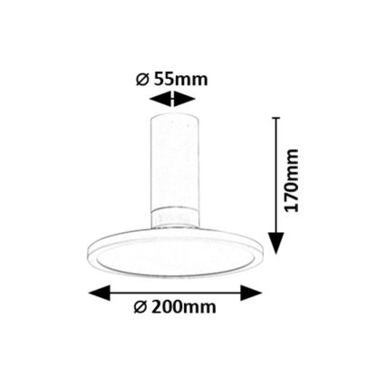Rabalux - LED-Deckenleuchte LED/20W/230V 3000K weiß