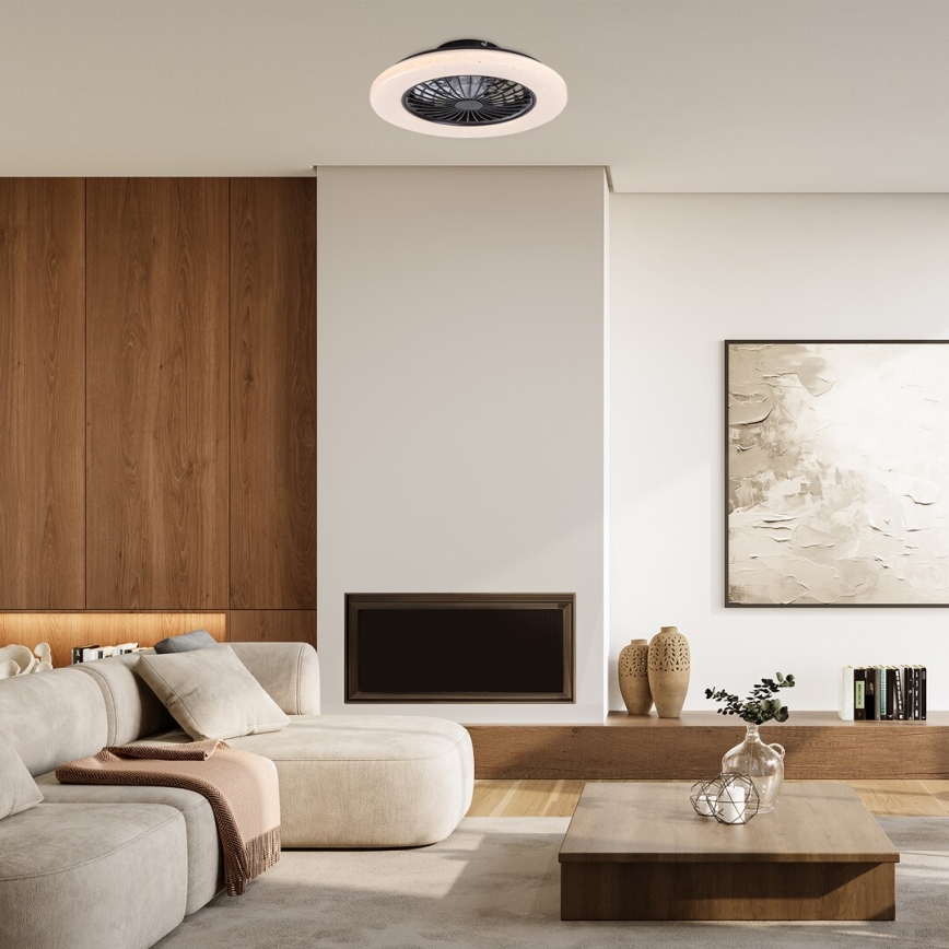 Rabalux - LED dimmbares Deckenleuchte mit Ventilator LED/48W/230V 3000-6500K + Fernbedienung