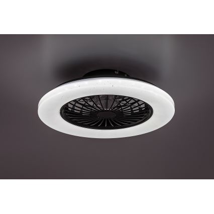 Rabalux - LED dimmbares Deckenleuchte mit Ventilator LED/48W/230V 3000-6500K + Fernbedienung