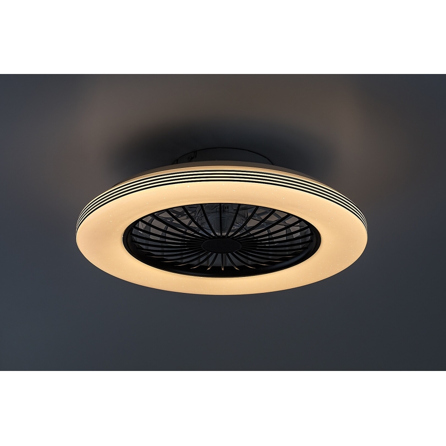 Rabalux - LED dimmbares Deckenleuchte mit Ventilator LED/48W/230V 3000-6500K + Fernbedienung