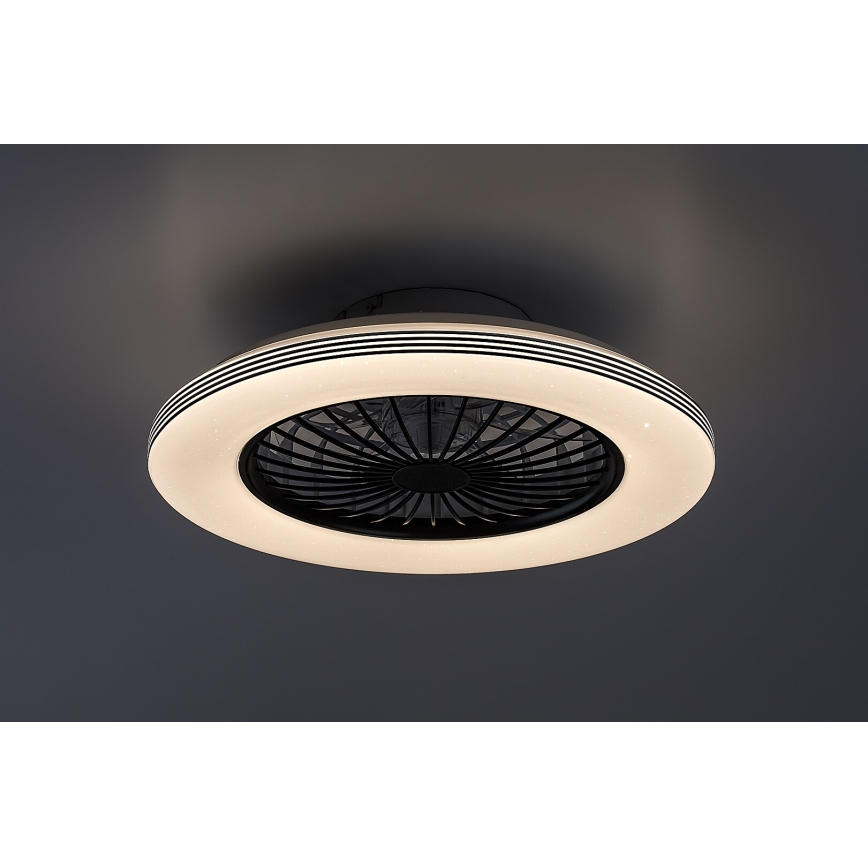 Rabalux - LED dimmbares Deckenleuchte mit Ventilator LED/48W/230V 3000-6500K + Fernbedienung