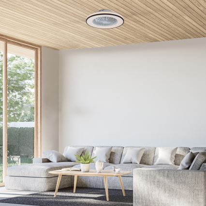 Rabalux - LED dimmbares Deckenleuchte mit Ventilator LED/48W/230V 3000-6500K + Fernbedienung