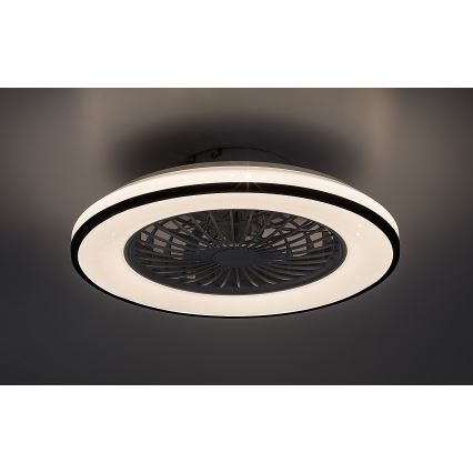 Rabalux - LED dimmbares Deckenleuchte mit Ventilator LED/48W/230V 3000-6500K + Fernbedienung