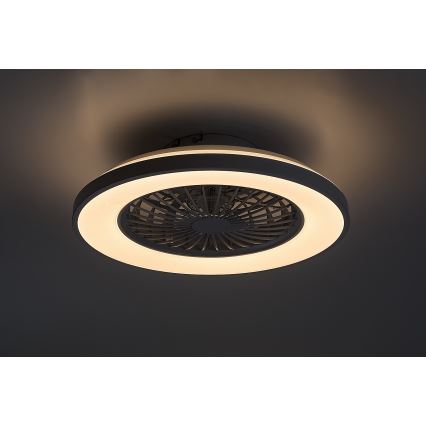 Rabalux - Dimmbare LED-Deckenleuchte mit Ventilator LED/48W/230V 3000-6500K + Fernbedienung