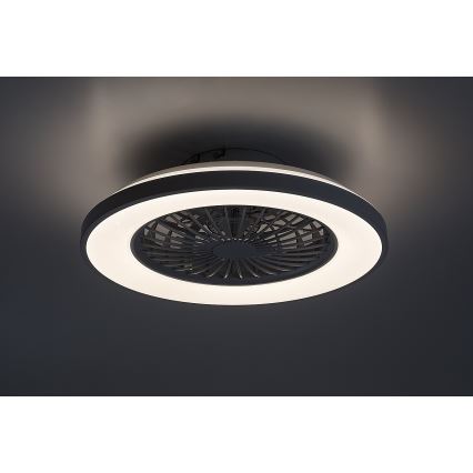 Rabalux - Dimmbare LED-Deckenleuchte mit Ventilator LED/48W/230V 3000-6500K + Fernbedienung