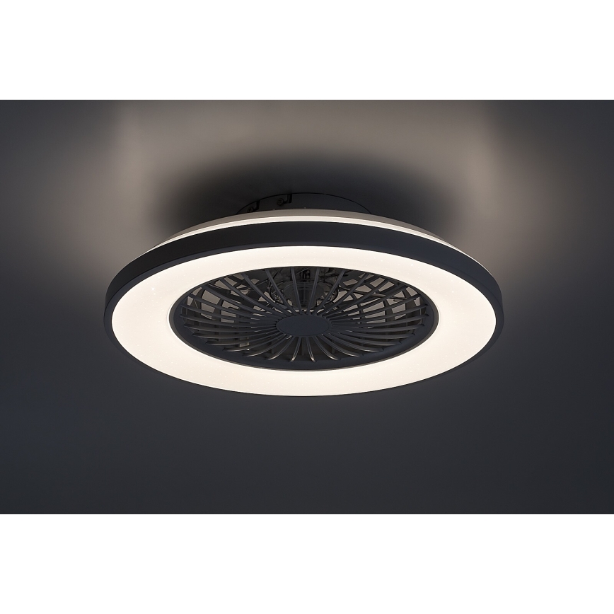 Rabalux - Dimmbare LED-Deckenleuchte mit Ventilator LED/48W/230V 3000-6500K + Fernbedienung