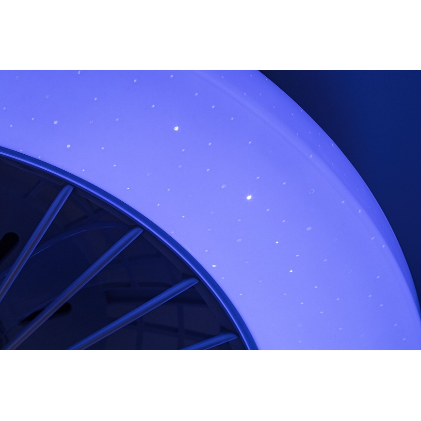 Rabalux - LED RGB dimmbares Deckenleuchte mit Ventilator LED/48W/230V 3000-6500K + Fernbedienung