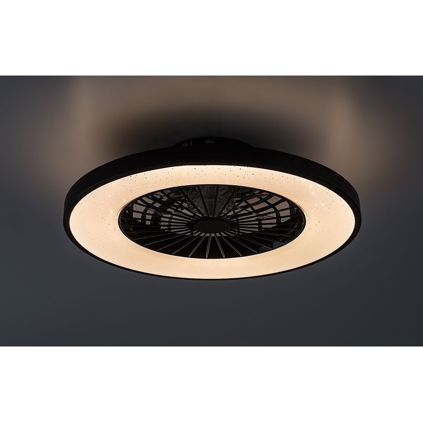 Rabalux - Dimmbare LED-Deckenleuchte mit Ventilator LED/72W/230V 3000-6500K + Fernbedienung