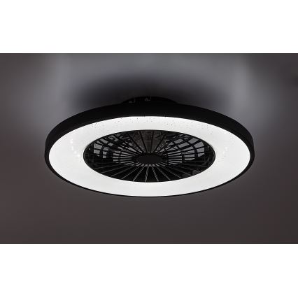 Rabalux - Dimmbare LED-Deckenleuchte mit Ventilator LED/72W/230V 3000-6500K + Fernbedienung