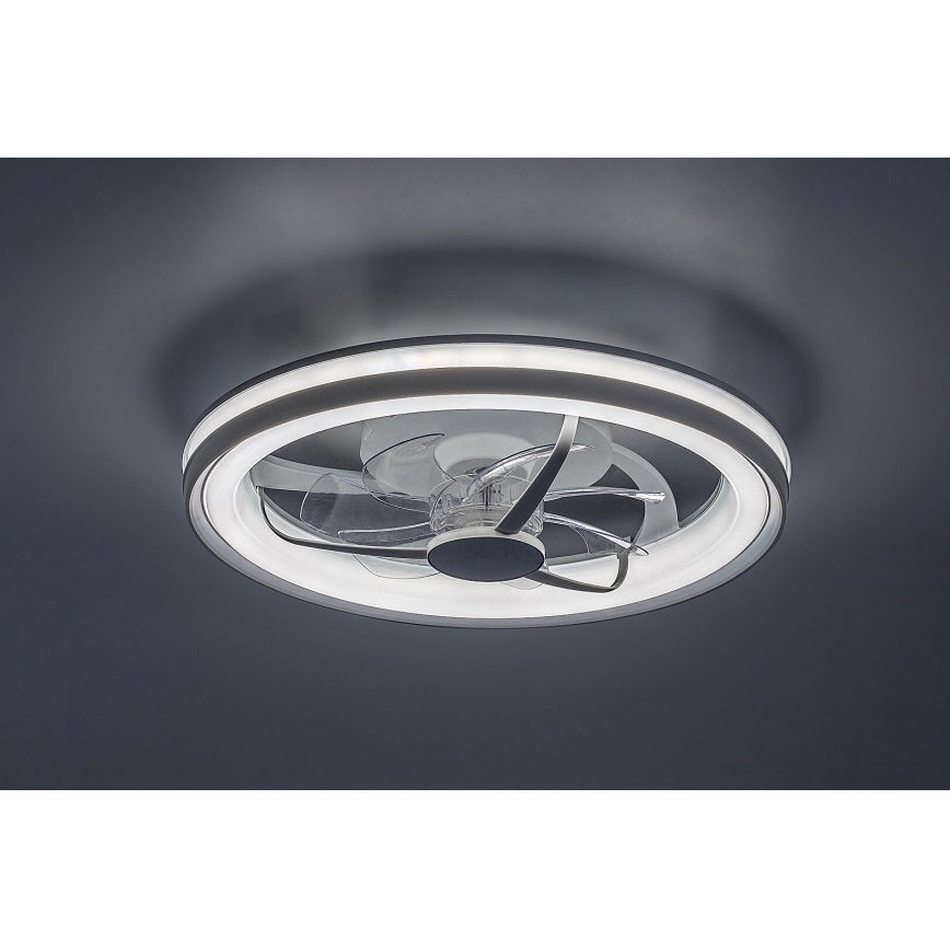 Rabalux - Dimmbare LED-Deckenleuchte mit Ventilator LED/40W/230V 3000/4000/6000K Wi-Fi + Fernbedienung