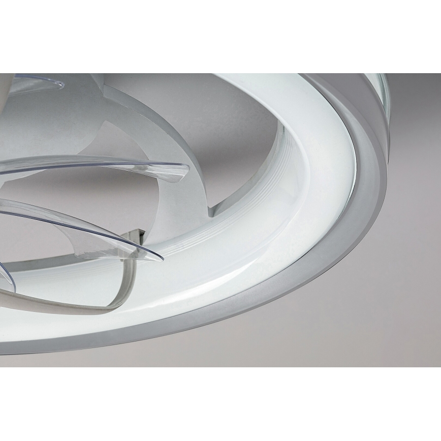 Rabalux - Dimmbare LED-Deckenleuchte mit Ventilator LED/40W/230V 3000/4000/6000K Wi-Fi + Fernbedienung