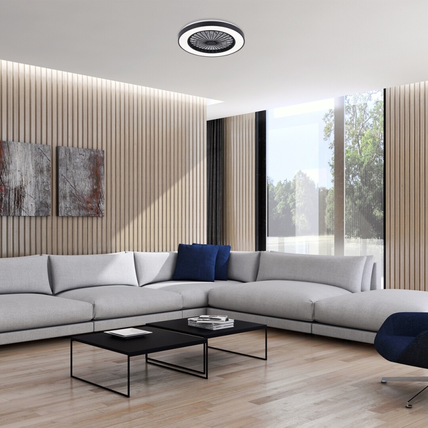 Rabalux - Dimmbare LED-Deckenleuchte mit Ventilator LED/40W/230V 3000/4000/6000K Wi-Fi + Fernbedienung