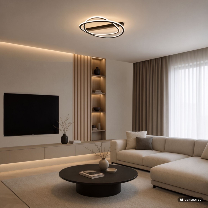 Rabalux - Dimmbare LED-Deckenleuchte LED/75W/230V 3000-6500K + Fernbedienung