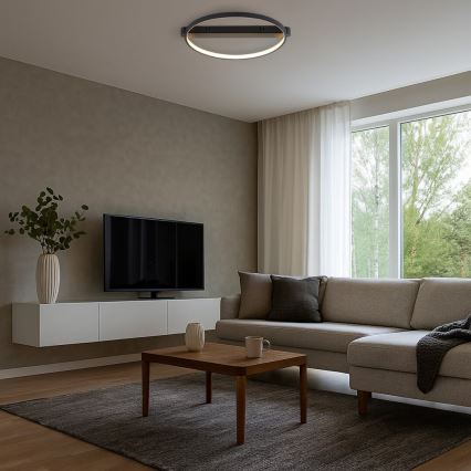 Rabalux - LED-Deckenleuchte LED/45W/230V 3000K 50x55 cm schwarz