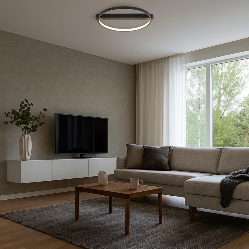 Rabalux - LED-Deckenleuchte LED/45W/230V 3000K 50x55 cm schwarz