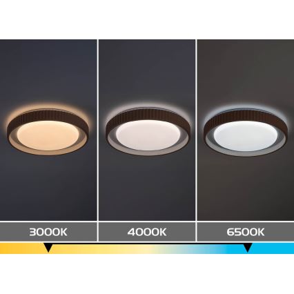 Rabalux - LED-dimmbare Deckenleuchte LED/48W/230V 3000-6500K Ø 49,5 cm + Fernbedienung