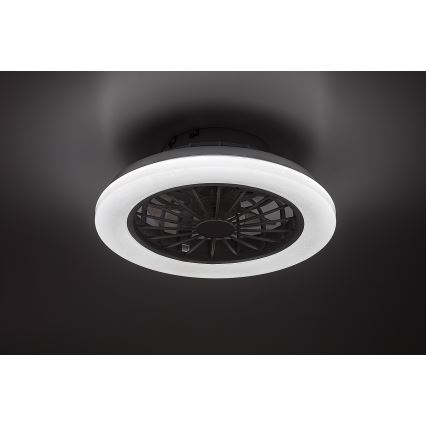 Rabalux - LED dimmbare Deckenleuchte mit Ventilator LED/24W/230V 3000-6500K + Fernbedienung