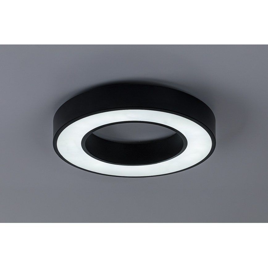 Rabalux - LED-Deckenleuchte LED/24W/230V 3000/4000/6500K Ø 40 cm schwarz