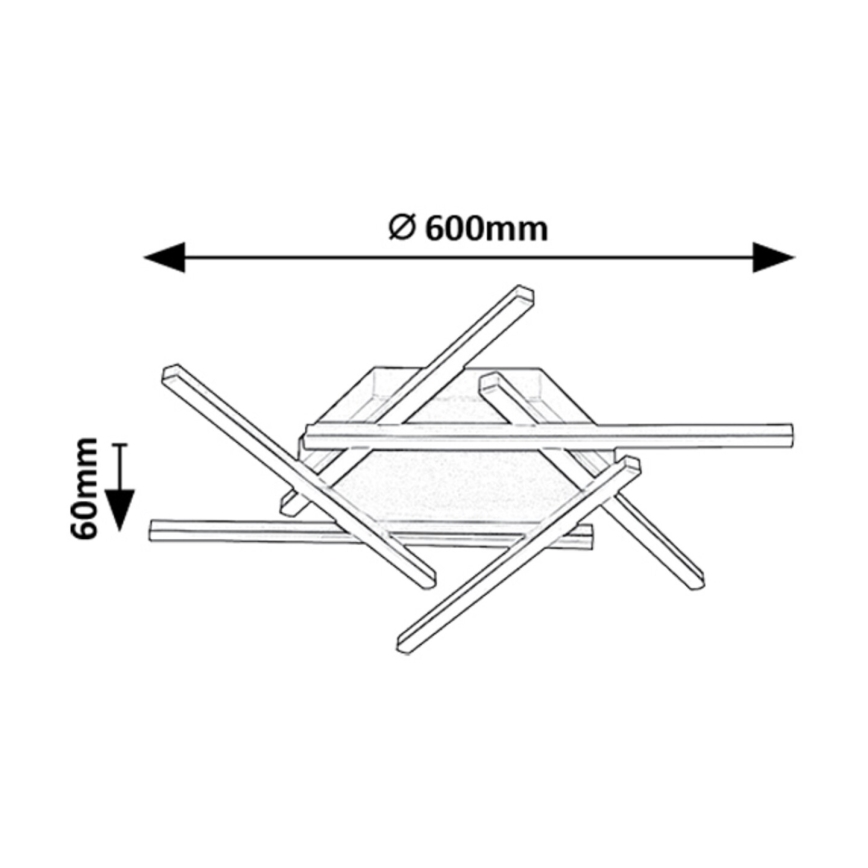 Rabalux - LED-Anbauleuchte LED/40W/230V 3000K