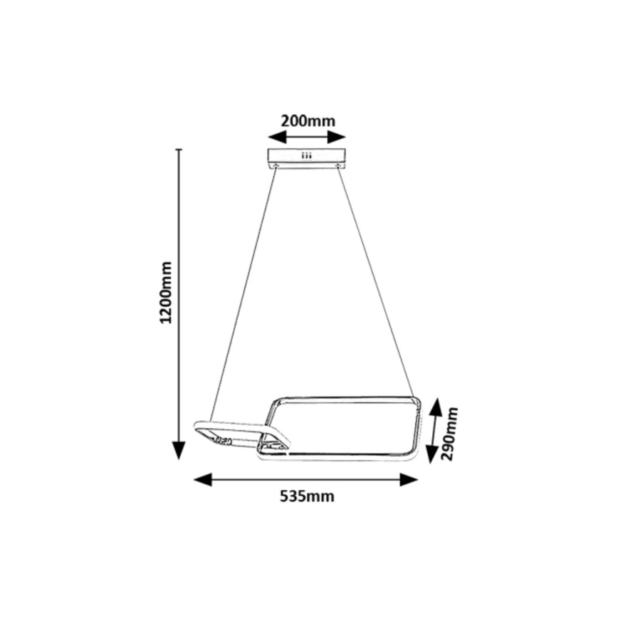 Rabalux - LED-Anbauleuchte LED/36W/230V 4000K