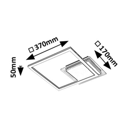 Rabalux - LED-Deckenleuchte LED/24W/230V 3000K