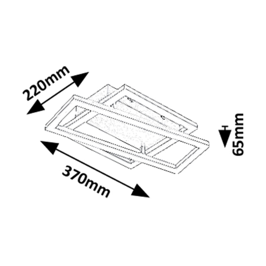 Rabalux - LED-Deckenleuchte LED/24W/230V 3000K