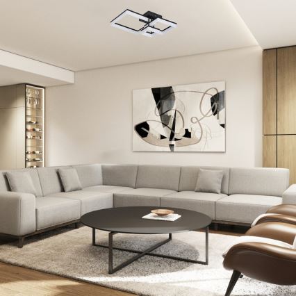 Rabalux - LED-Deckenleuchte LED/22W/230V 3000/4000/6500K schwarz