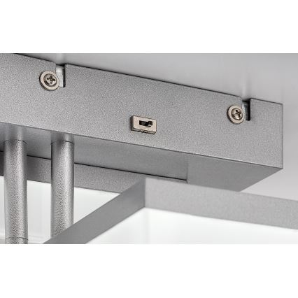 Rabalux - LED-Deckenleuchte LED/22W/230V 3000/4000/6500K matt Chrom