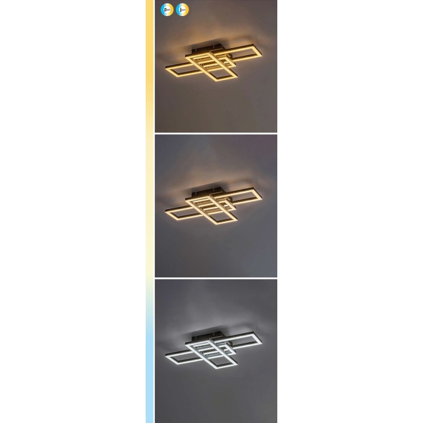 Rabalux - dimmbare LED-Deckenleuchte LED/40W/230V 3000-6500K + Fernbedienung 35x50 cm