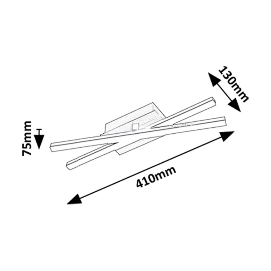 Rabalux - LED-Deckenleuchte LED/16W/230V 4000K