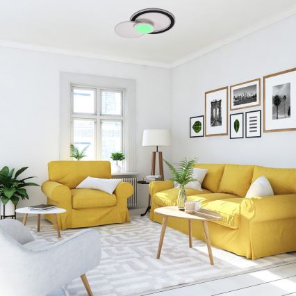 Rabalux - LED RGB Deckenleuchte, dimmbar, LED/40W/230V, 3000-6500K, inkl. Fernbedienung, Ø 31 cm