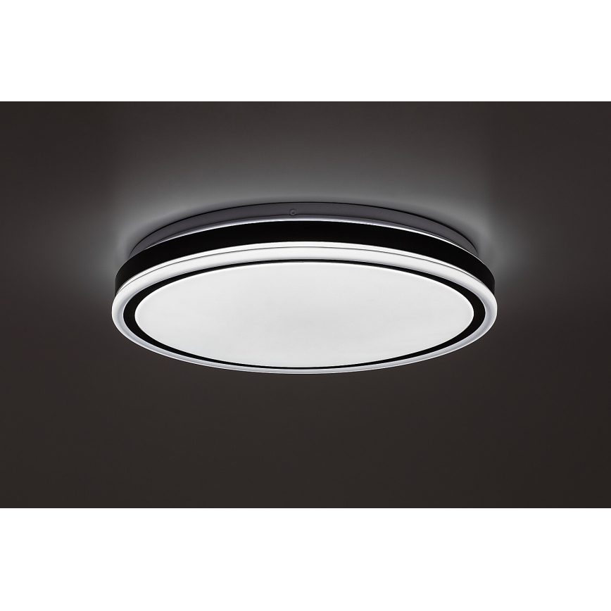 Rabalux - Dimmbare LED-Deckenleuchte LED/20W/230V 3000-6500K Ø 38,5 cm schwarz + Fernbedienung