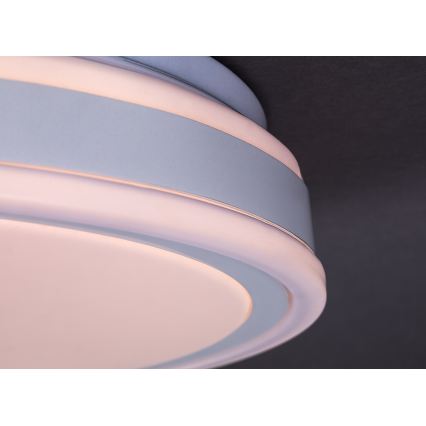 Rabalux - Dimmbare LED-Deckenleuchte LED/23W/230V 3000-6500K Ø 38,5 cm schwarz + Fernbedienung