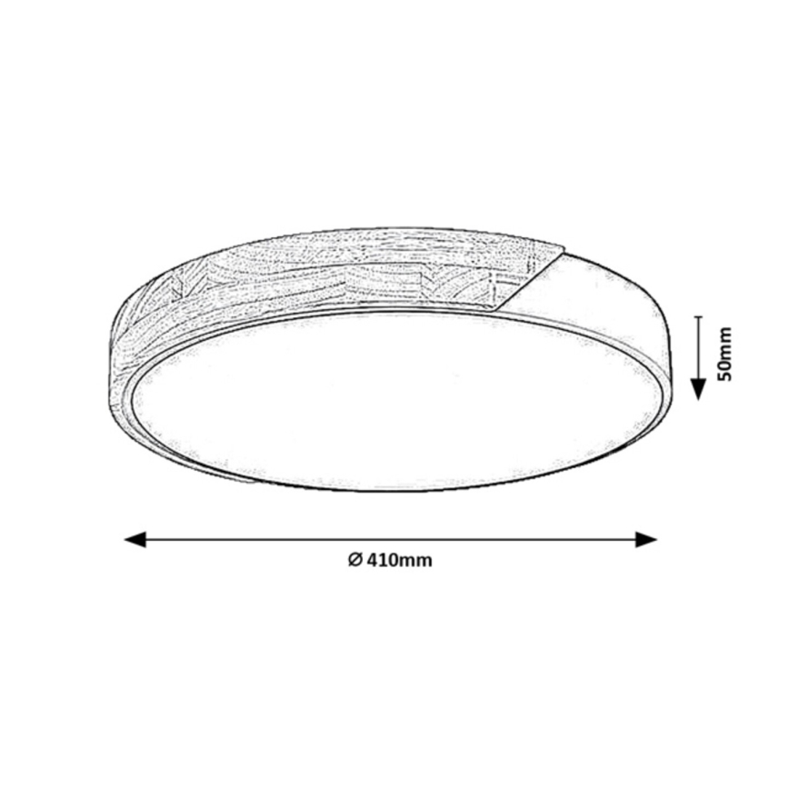 Rabalux - LED-Deckenleuchte LED/24W/230V 4000K Ø 41 cm